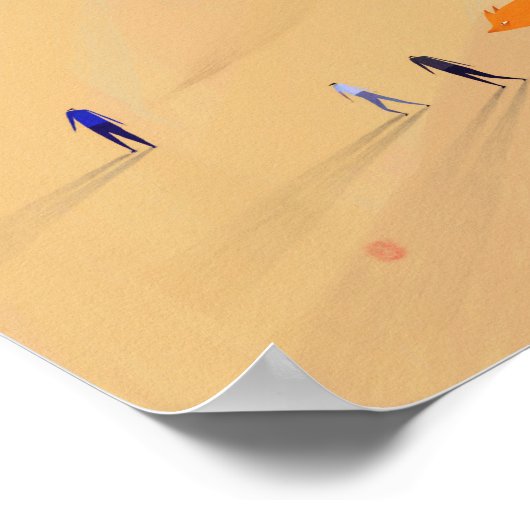 砂漠 ポスター (角)