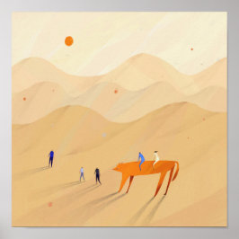 砂漠 ポスター