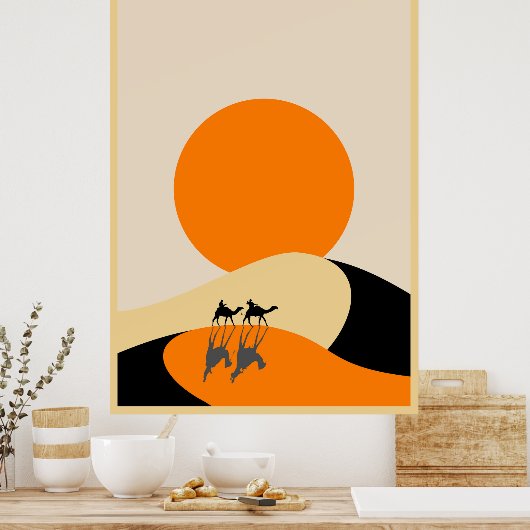 砂漠 ポスター (キッチン)