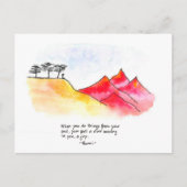 砂漠 ポストカード (正面)