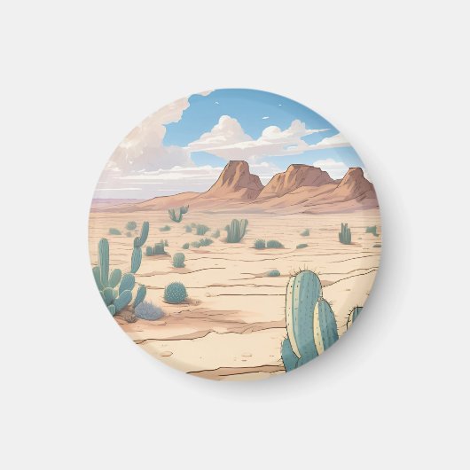 砂漠 マグネット (正面)