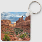砂漠 |ユタ州アーチス国立公園 キーホルダー (裏面)