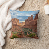 砂漠 |ユタ州アーチス国立公園 クッション (ブランケット)