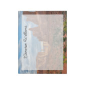 砂漠 |ユタ州アーチス国立公園 ノートパッド (回転)