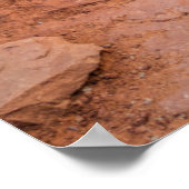 砂漠 |ユタ州アーチス国立公園 ポスター (角)