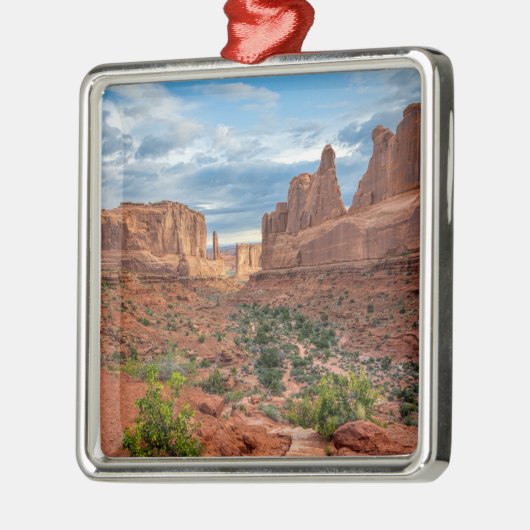 砂漠 |ユタ州アーチス国立公園 メタルオーナメント (左)