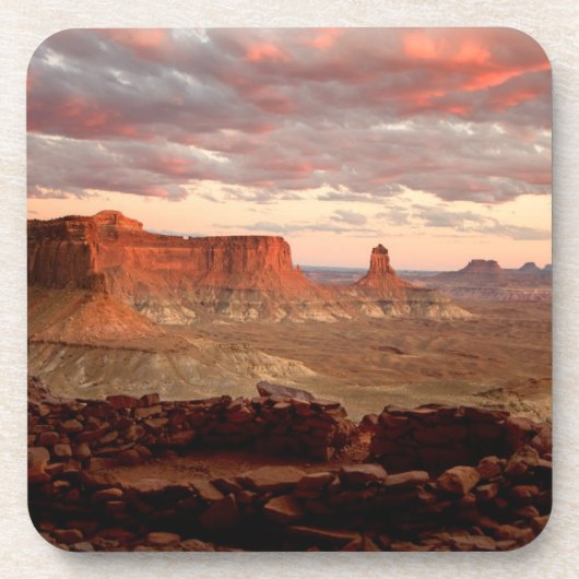 砂漠 |ユタ州キャニョンランズ国立公園 コースター (正面)