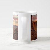 砂漠 |ユタ州キャニョンランズ国立公園 ジャンボコーヒーマグカップ (裏面)