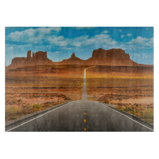 砂漠 |ユタ州モニュメントバレー カッティングボード (正面)