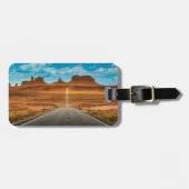 砂漠 |ユタ州モニュメントバレー ラゲッジタグ (正面横)