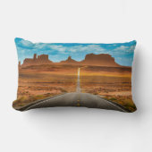 砂漠 |ユタ州モニュメントバレー ランバークッション (正面)