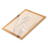 砂漠 |ラクダと一緒に歩く ノートパッド (アングル)