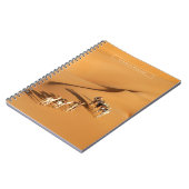 砂漠 |ラクダと一緒に歩く ノートブック (左側)