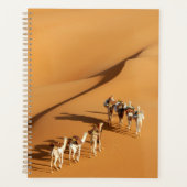 砂漠 |ラクダと一緒に歩く プランナー手帳 (正面)