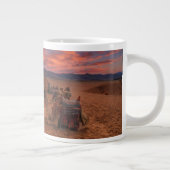 砂漠 |ラクダ・シナイ山地エジプト ジャンボコーヒーマグカップ (右)
