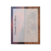 砂漠 |ラクダ・シナイ山地エジプト ノートパッド (回転)