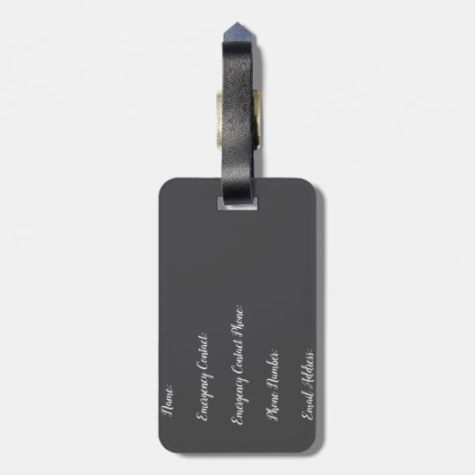 砂漠 ラゲッジタグ (裏面縦)