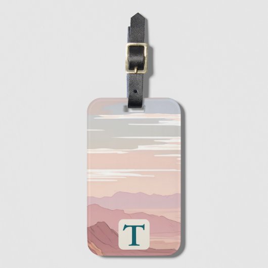 砂漠 ラゲッジタグ (正面縦)