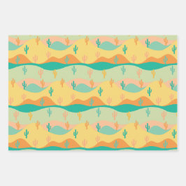 砂漠 ラッピングペーパーシート