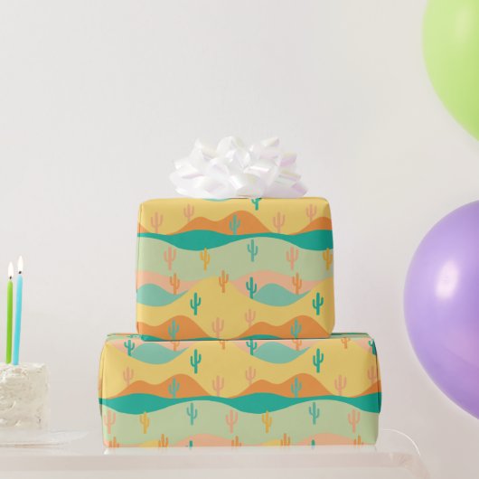 砂漠 ラッピングペーパー (パーティーギフト)