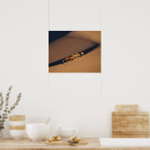 砂漠、敦煌、甘粛省のラクダのキャラバン ポスター (キッチン)