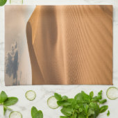 砂漠 |牛のスカルざらざら砂丘 キッチンタオル (折り畳み)