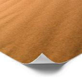 砂漠 |牛のスカルざらざら砂丘 ポスター (角)