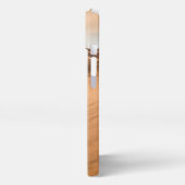 砂漠 |牛のスカルざらざら砂丘 iPhoneケース (左側面)