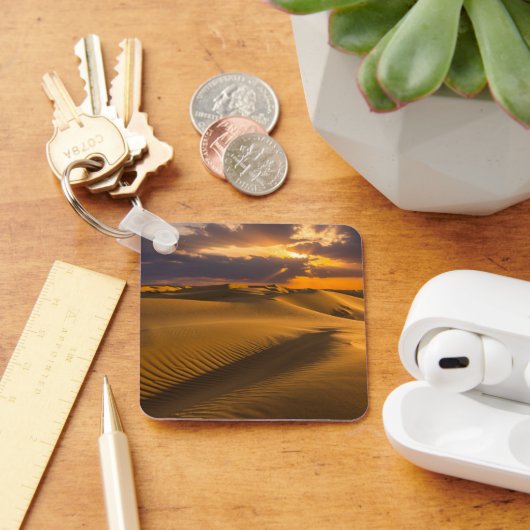 砂漠 |砂丘の風景 キーホルダー (デスク)