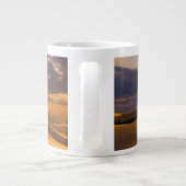 砂漠 |砂丘の風景 ジャンボコーヒーマグカップ (裏面)