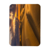 砂漠 |砂丘の風景 マグネット (縦)