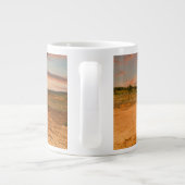 砂漠 |砂漠と牛のスカル ジャンボコーヒーマグカップ (裏面)