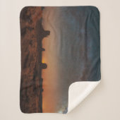 砂漠 |砂漠の風景を越えた星空 シェルパブランケット (正面)