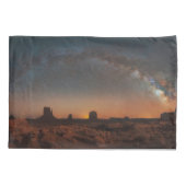 砂漠 |砂漠の風景を越えた星空 枕カバー (裏面)