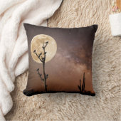 砂漠 砂漠の鳥とサグアーロ クッション (ブランケット)