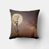 砂漠 砂漠の鳥とサグアーロ クッション (裏面)