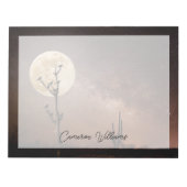 砂漠 砂漠の鳥とサグアーロ ノートパッド (正面)