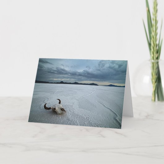 砂漠 | Bonneville Salt Flats Utah カード (正面)