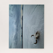 砂漠 | Bonneville Salt Flats Utah ジグソーパズル (縦)