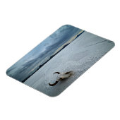 砂漠 | Bonneville Salt Flats Utah マグネット (左側)