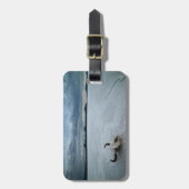 砂漠 | Bonneville Salt Flats Utah ラゲッジタグ (正面縦)