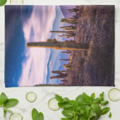 砂漠 | Cactus Landscape Argentina キッチンタオル (折り畳み)