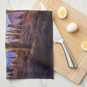 砂漠 | Cactus Landscape Argentina キッチンタオル (四つ折り)