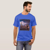 砂漠 | Cactus Landscape Argentina Tシャツ (正面フル)