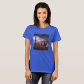 砂漠 | Cactus Landscape Argentina Tシャツ (正面フル)