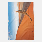 砂漠 | Cheetah Savannah砂漠 キッチンタオル (縦)