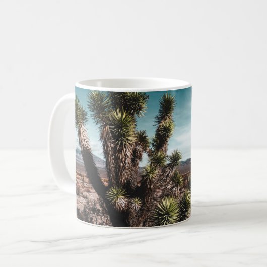 砂漠 | Cholla Cactus コーヒーマグカップ (正面左)