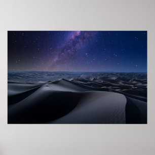 砂漠   Empty Quarter Desert Abu Dhabi ポスター