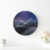 砂漠 | Empty Quarter Desert Abu Dhabi ラージ壁時計 (ホーム)