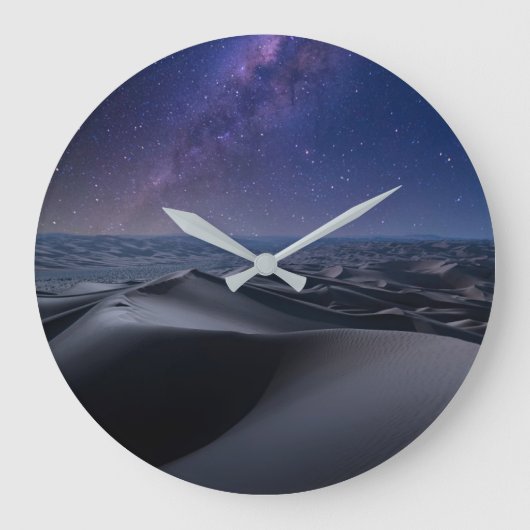 砂漠 | Empty Quarter Desert Abu Dhabi ラージ壁時計 (正面)